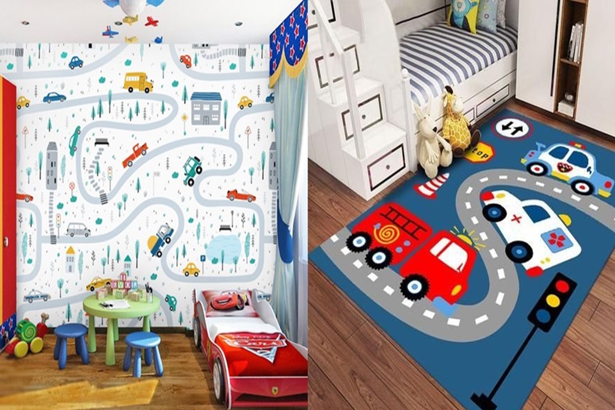 Sugestão de tema com carros e veículos para decorar quarto de menino