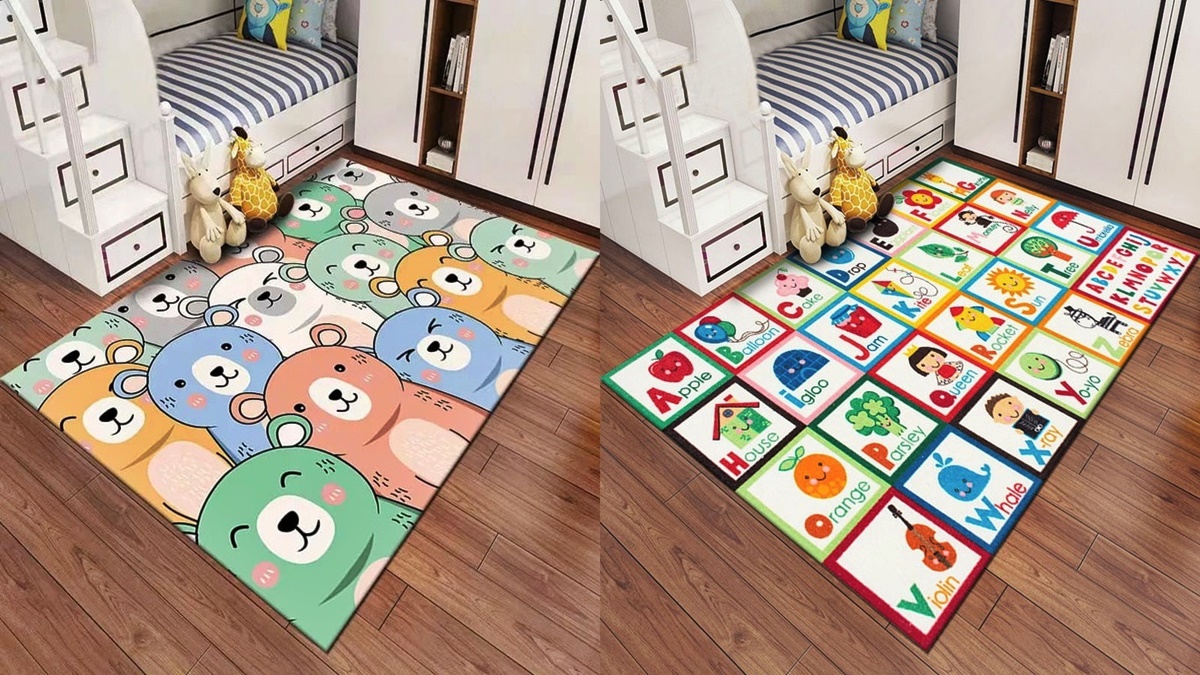 Tapetes temáticos e divertidos para decoraração de quarto infantil